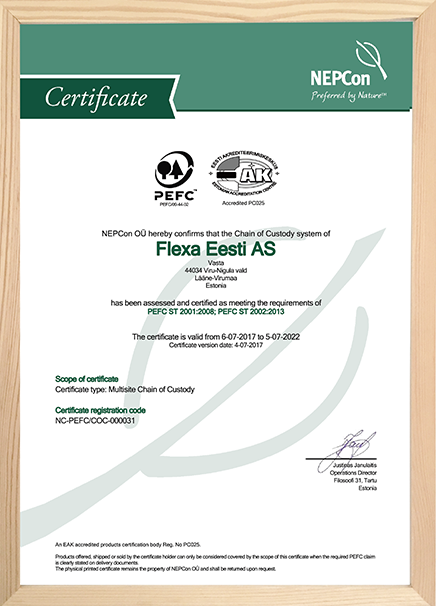 <p>泛欧洲森林认证</p><p>PEFC</p>
